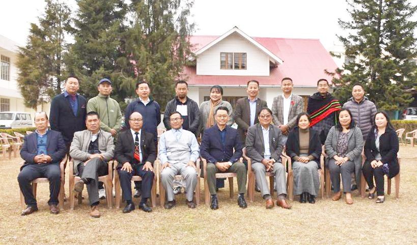 Angami Baptist Church Council and the Angami Public Organisation members during the meeting at ABCC Mission Centre. (Photo Courtesy: Media Cell, ABCC, CEC,CC)