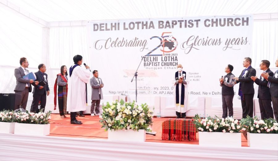 The Delhi Lotha Baptist Church celebrated its 25th year of existence in New Delhi on February 5.