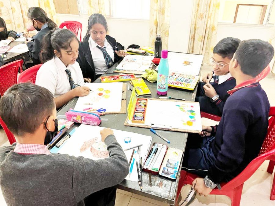 ‘Khana Khazana (My food heritage)’ poster and essay competition was conducted by INTACH – Nagaland Chapter at the DBIDL, Dimapur on February 17. (Morung Photo)
