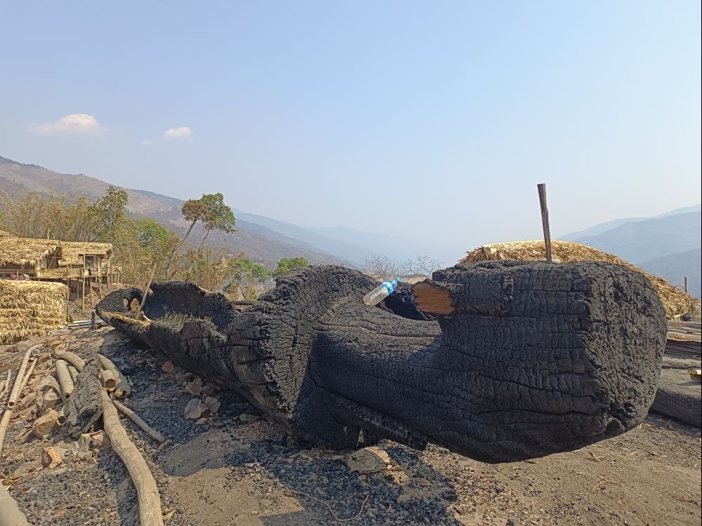 In response to the appeal for the fire ravaged Naga village of Solo/Chiu under Lahe Township in the Naga Self Administered Zone, Myanmar on February 2, Global Naga Forum carried out a relief mission to help the villagers.