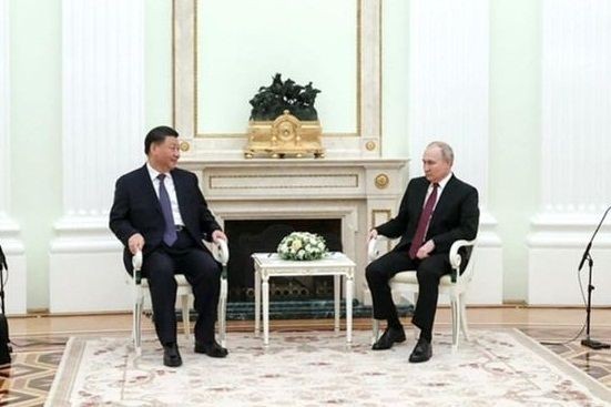 Xi Jinping with Russian President Vladimir Putin.(photo:instgaram)