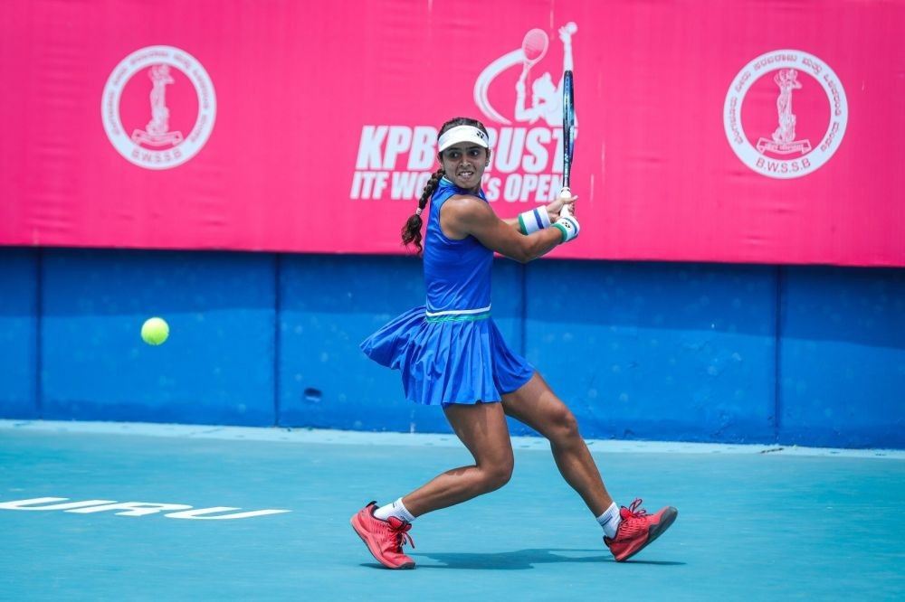 ITF Women's Open: Ankita beats Rutuja, to face Brenda in singles final (Photo credit: KSLTA) IANS