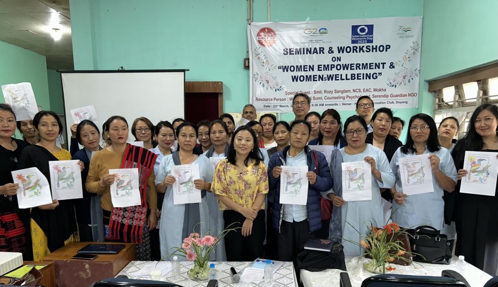 Doyang Hydro Power Station of NEEPCO conducted a seminar and workshop for women employees and others on March 23.
