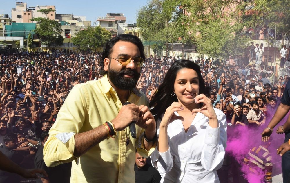 Jaipur: Bollywood actress Shraddha Kapoor during a promotion of her film 'Tu Jhoothi Main Makkaar', in Jaipur on Monday, March 06, 2023. (Photo: IANS/Ravishankar Vyas)