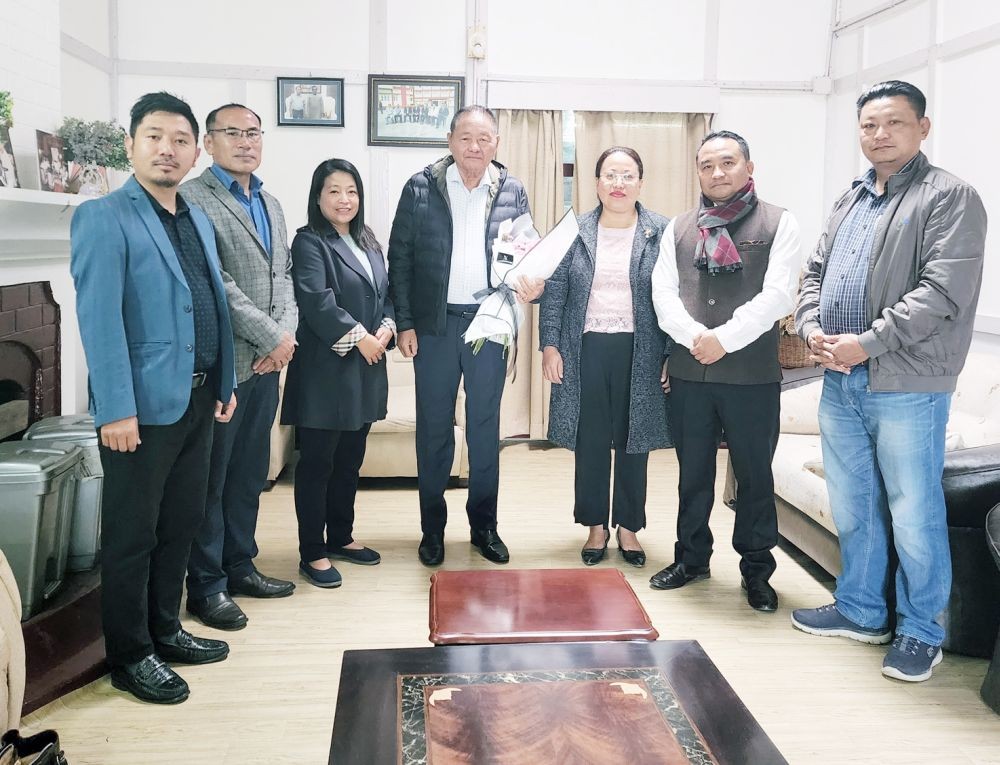 NVA members with Advisor Kazheto Kinimi on March 19. (Photo Courtesy: NVA)