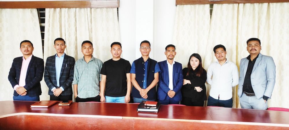 YAA officials during its executive meeting at Kohima on March 30.