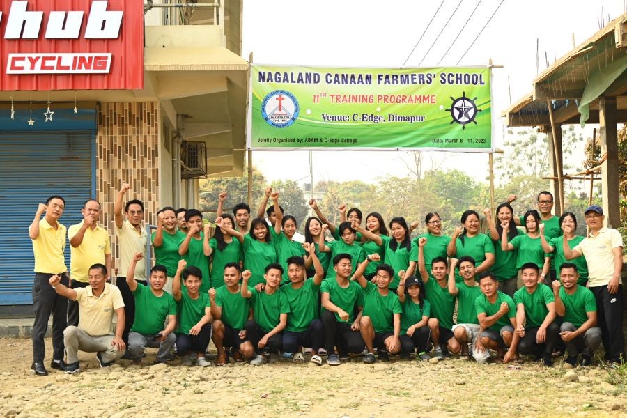 11th Nagaland Canaan Farmers School training was held at LMLC, Naga United Village from March 8 to 10. It was jointly organized by ABAM, Impur and C-Edge College, Dimapur in collaboration with Life Ministry Learning Centre.