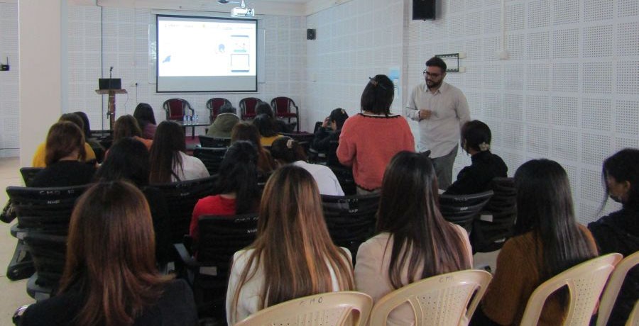 Participants during the training held at conference hall, Chief Medical Officer, Mokokchung on March 16.