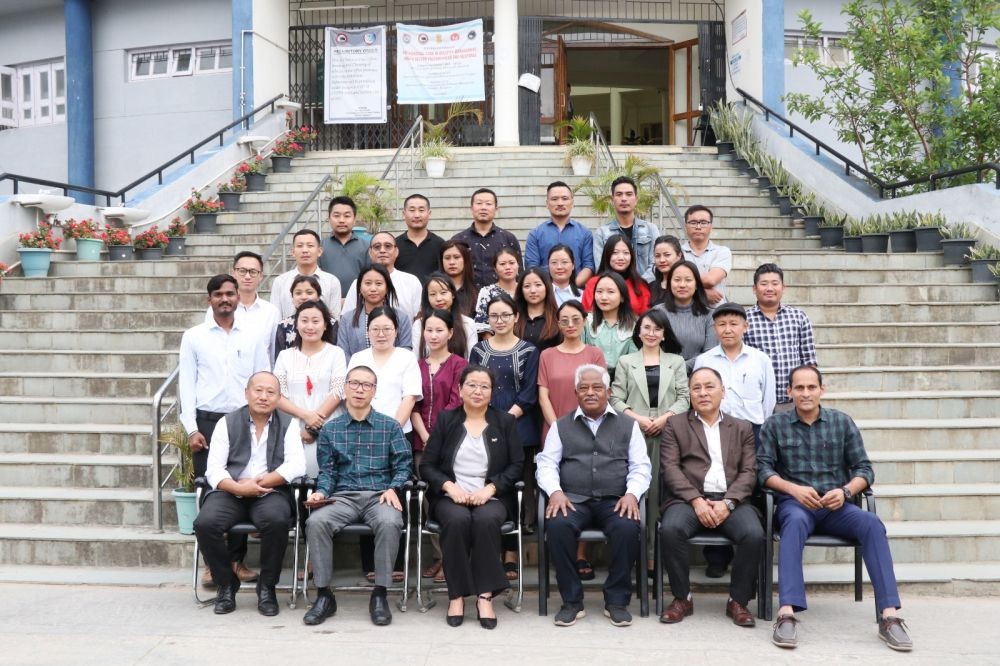 Resources persons and officials during training workshop on psychosocial care in disaster management in Kohima.