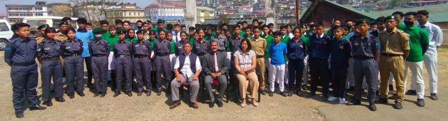 Officials and students during the areer guidance workshop held in Mayangnokcha Govt HSS, Mokokchung.