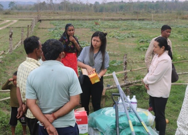 Demonstration on use of organic inputs