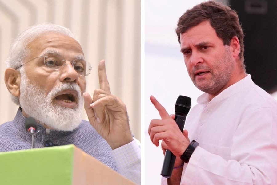 Narendra Modi and Rahul Gandhi. (File Photo: IANS)