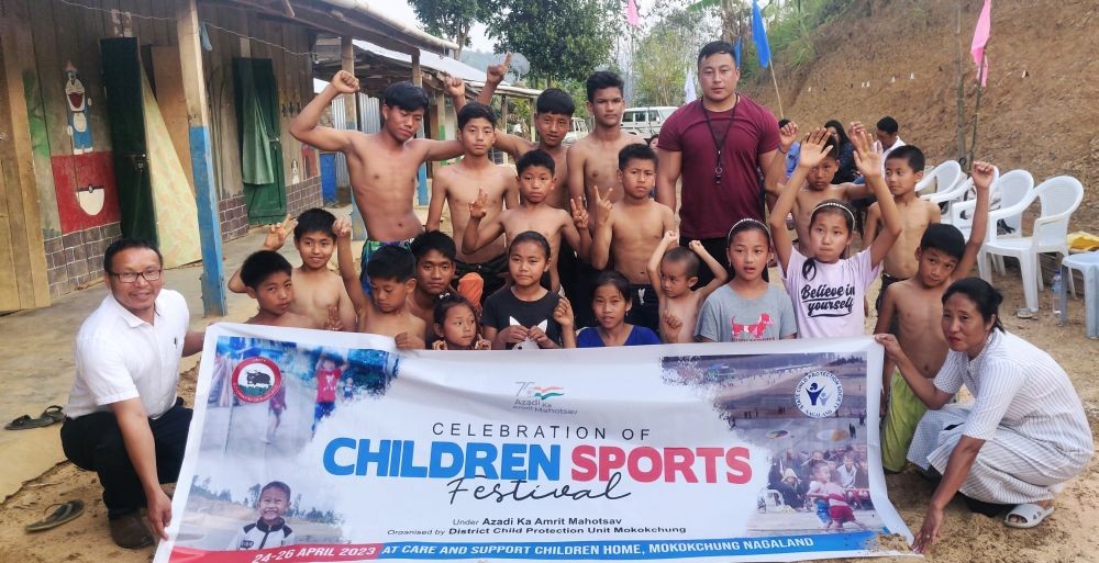 DCPU officials along with Care and Support Children’s Home, Mokokchung.