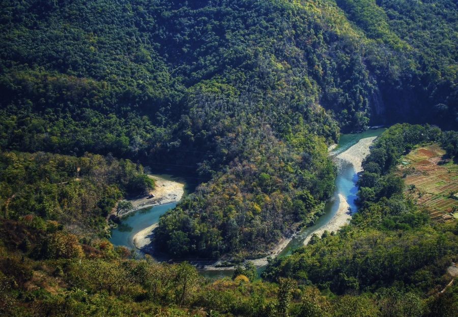 View of a river flowing somewhere in Nagaland. (Photo Courtesy: Nagaland Tourism)