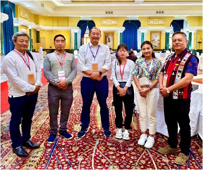 The 5-member team from Nagaland at the Festival of Innovation and Entrepreneurship (FINE) which was held at Rashtrapati Bhavan, New Delhi from April 10-13.
