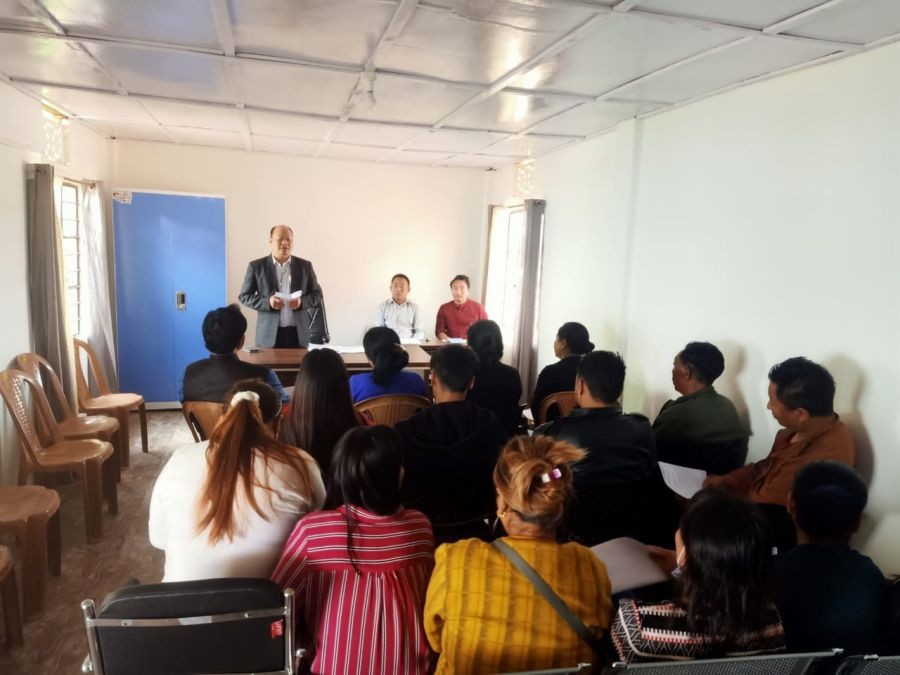 Pharmacy owners at the sensitization and training programme organized by the District Health Authority, Zunheboto on April 26.