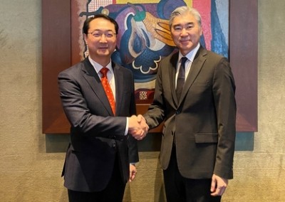 Top nuclear envoys of S.Korea, US discuss N.Korea threat in Seoul