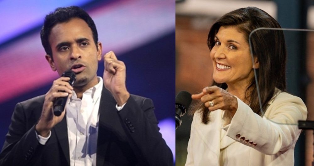 Vivek Ramaswamy and Nikki Haley.(Photo:Instagram)