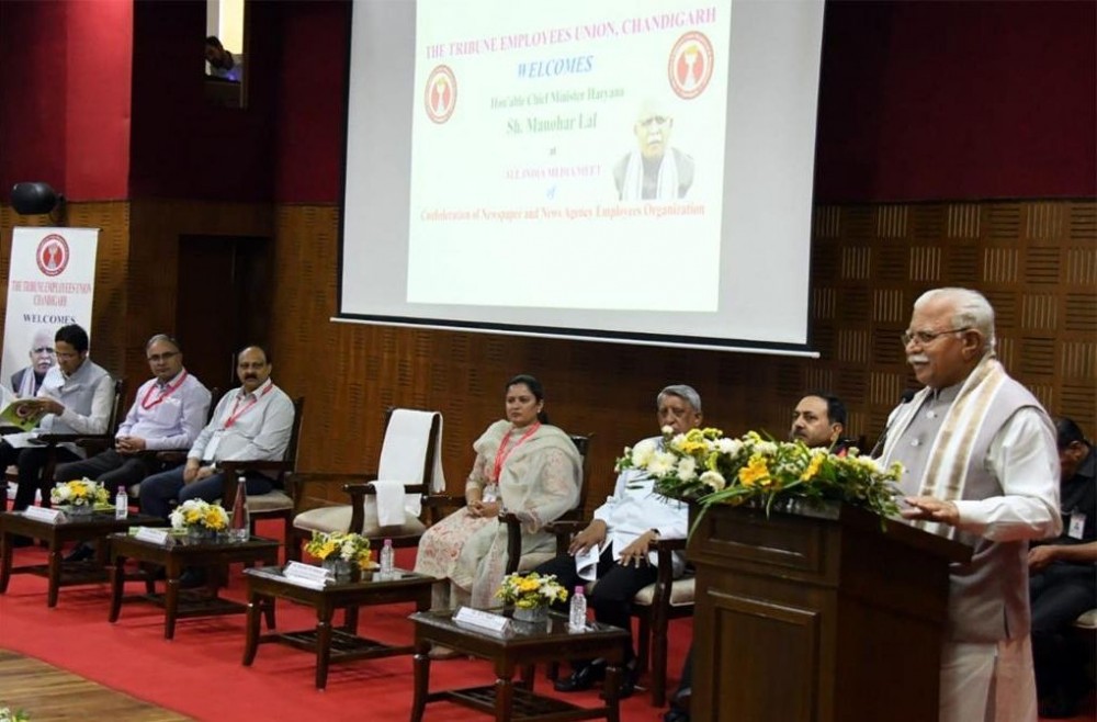 Print media will always remain relevant, credible: Haryana CM