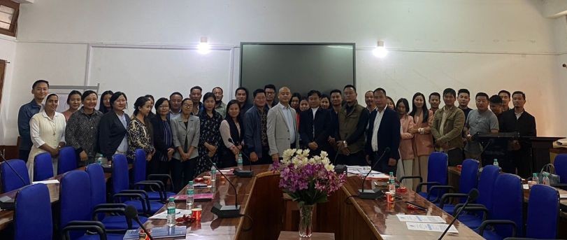 Alumni Association, SJC (A) Jakhama during general body meeting on April 25.