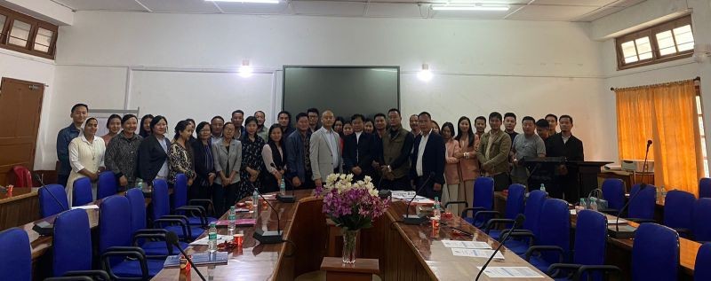 Alumni Association, SJC (A) Jakhama during the general body meeting on April 25.