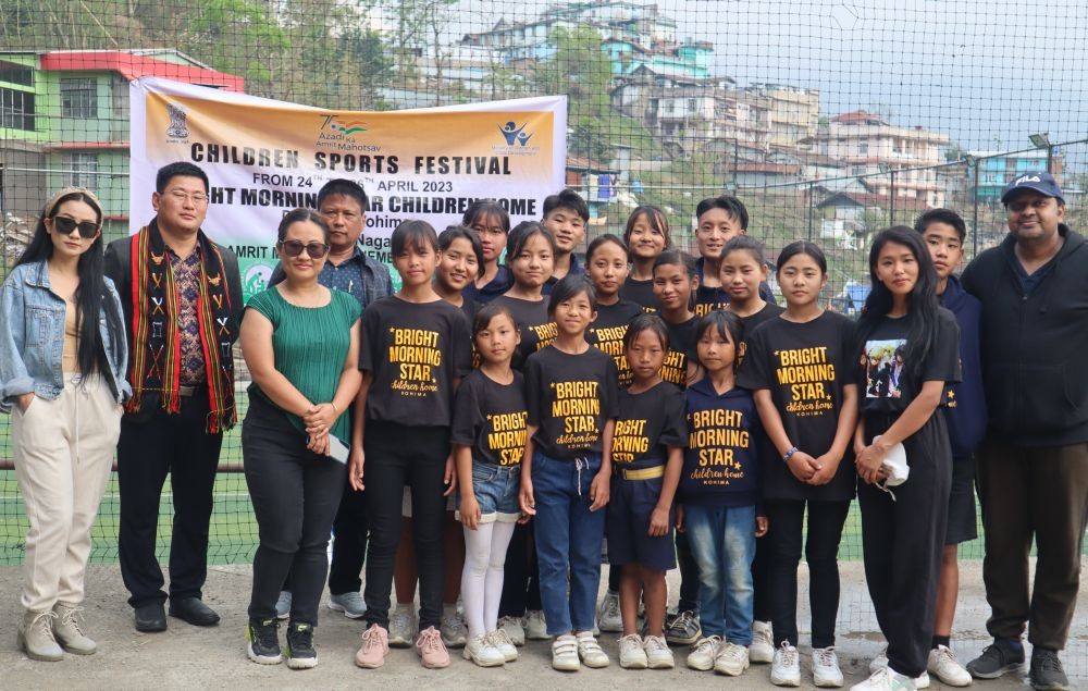 Children Sports Festival was organised as part of Azadi Ka Amrit Mahotsav from April 24 to 26.