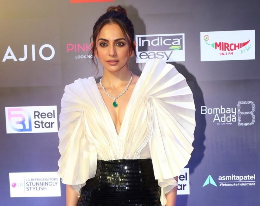 Mumbai : Actress Rakul Preet Singh at the Style Icon Awards 2023, in Mumbai on Saturday, April 08, 2023. (Photo:Sanjay Tiwari/IANS)