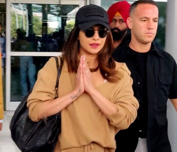 Priyanka lands in Delhi for Parineeti-Raghav engagement ceremony