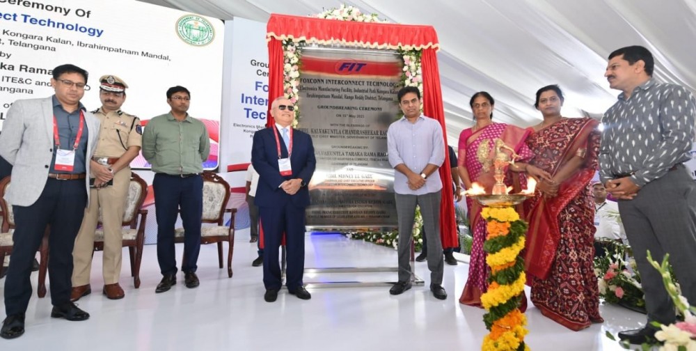 Foxconn begins work on manufacturing facility near Hyderabad