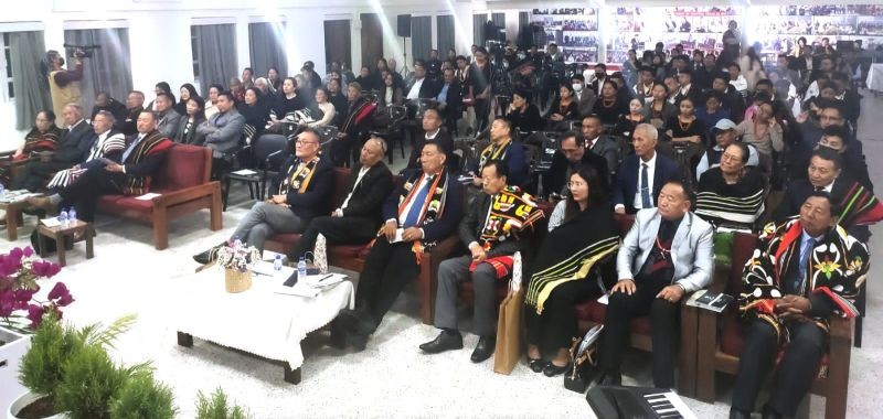 Dignitaries with section of gathering at 53rd Ura Academy Seminar in Kohima on May 24. (Morung Photo)