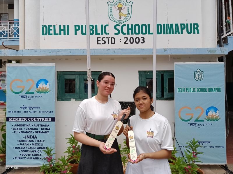 Akshita Vats and Supriya Dutta from DPS Dimapur were selected for National finals of ‘Incredible Premier League School Quiz.’