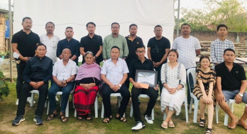 Alokithe H Kiho from Greenwood Higher Secondary School, Dimapur was conferred the 3rd Lt Rev Ivulho Shohe Meritorious Award for Academic Excellence.