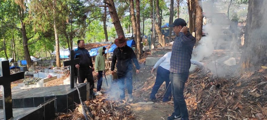 KBCPF during social work at Common Graveyard on May 6.