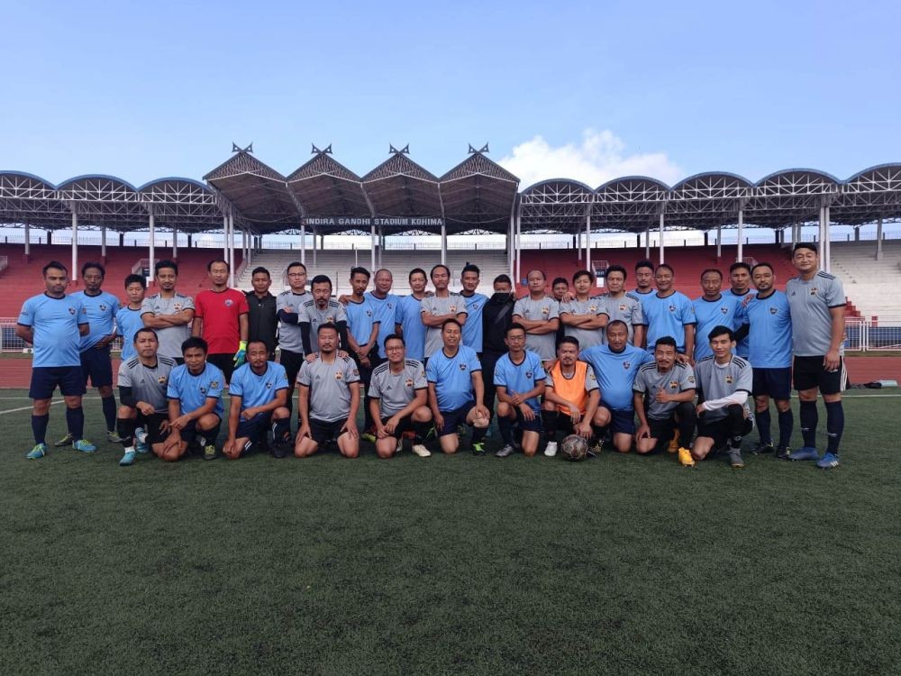 Players of Merhulietsa FC and Orient FC on May 25