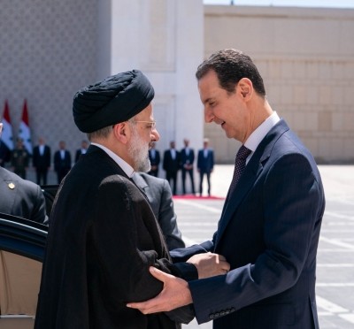 Iranian President in Syria on landmark visit