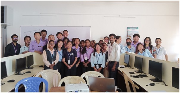 A section of science students of SJU at the hands-on training on Computational Chemistry on May 5.