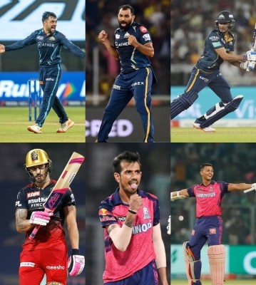 Du Plessis, Gill, Yashasvi, Shami, Rashid, Chahal: The IANS Top 6