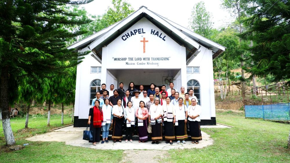 Members of FNR, representatives of the NSCN (IM), NNPGs, Kuki Inpi Nagaland, Kuki Students Organization, Nagaland and Kuki NuteKiloikhom at the mission centre in Khaibung, Medziphema on May 13. (Morung Photo).