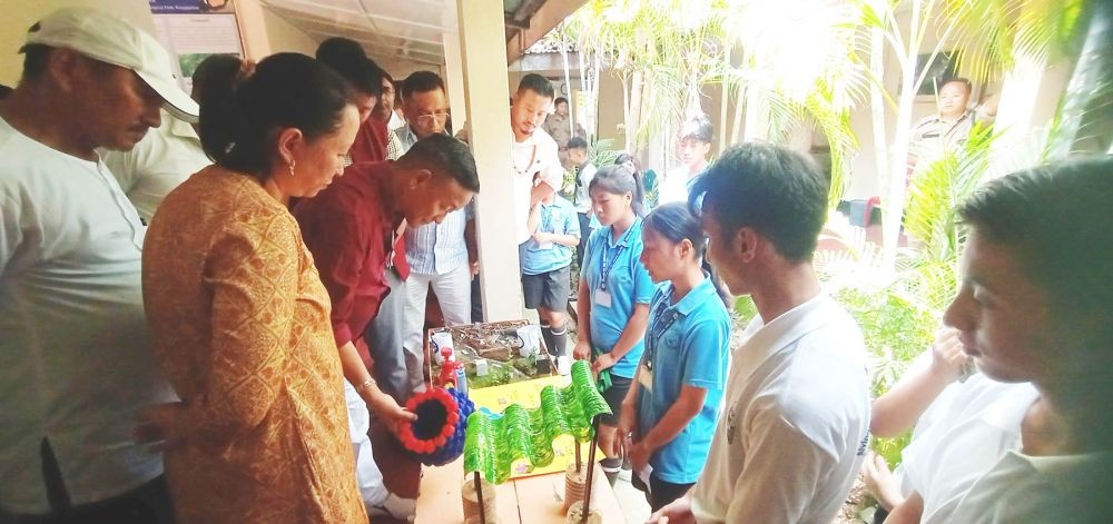 Minister CL John at the World Environment Day event organised by Nagaland Zoological Park on June 5. (Morung Photo)