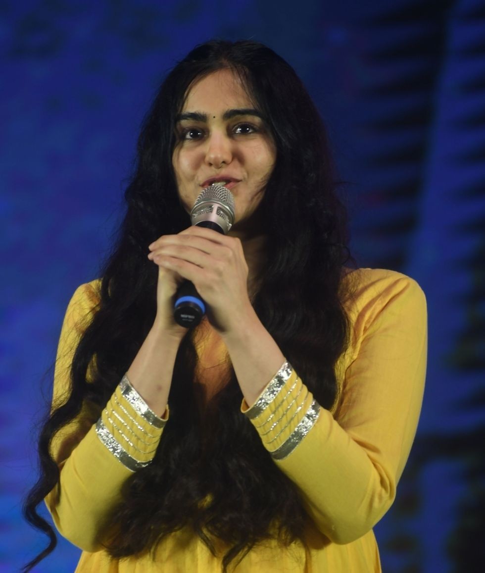 Mumbai:  Indian film actress Adah Sharma during a press conference of film 'Kerala Story', in Mumbai, Wednesday, May 17, 2023. (Photo:IANS)