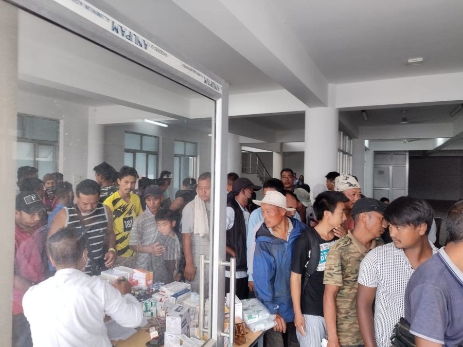 Medical camp for sanitation drivers, workers of both KMC and Ward/Village and KMC Sweepers held on June 9 at KMC Office. (DIPR Photo)