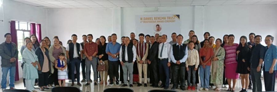Awardees of 4th W Daniel Rengma Meritorious Award with others on June 22.