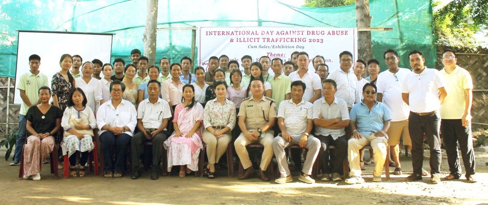 Officials and participants during the observance of International Day Against Drug Abuse and Illicit Trafficking at Prodigals’ Home on June 26.