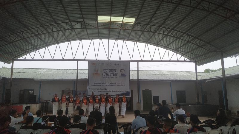 The NKY Kiphire held a Yuva Utsav Government Higher Secondary School, Kiphire on June 17.