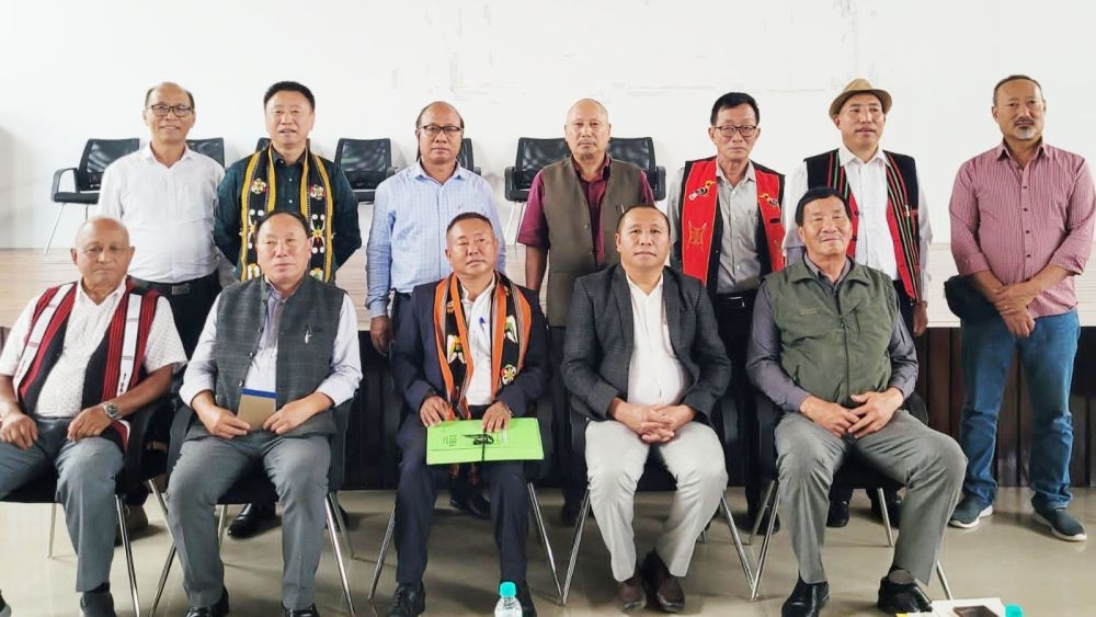 Tenyimi Union Nagaland team with others during the programme held at APO Hall Kohima on June 23.
