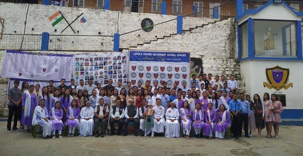 Loyola Higher Secondary School, Kiphire held its alumni day cum felicitation for HSLC toppers on June 10.