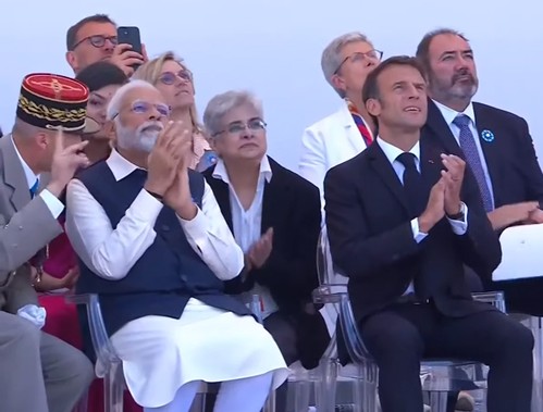 PM Modi attends Bastille Day parade, lauds France as trusted partner