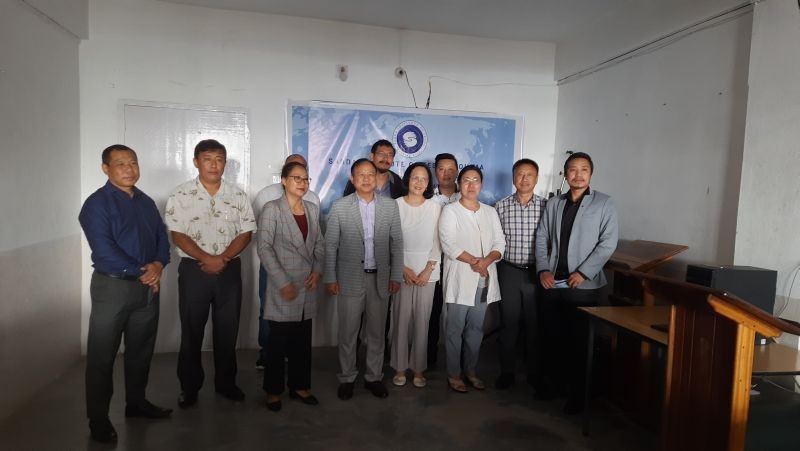 Dignitaries during the launching of Sabda Institute of Tesol, Kohima on July 7. (Morung Photo)