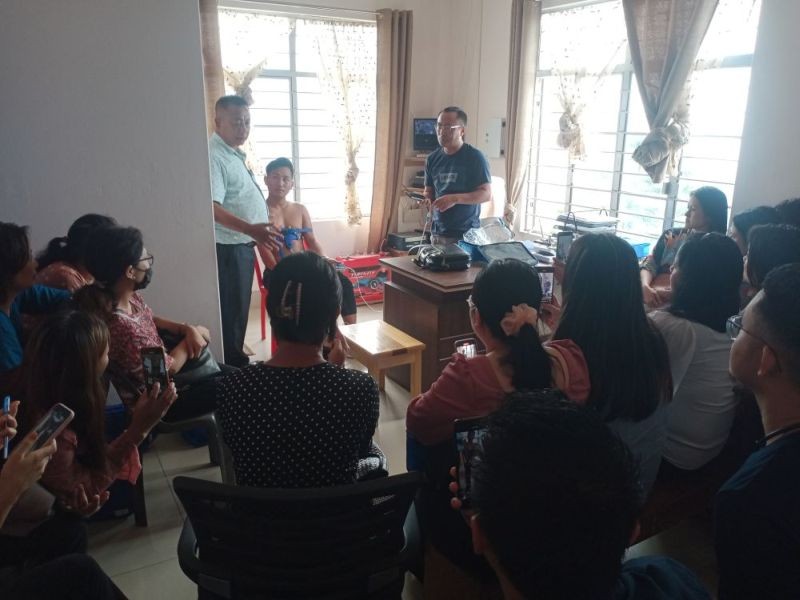 Training cum demonstration on smart phone enabled ECG machine was held on July 20 at the Chief Medical Officer’s office Mokokchung. 24 ‘Smart Phone Enabled ECG Machine’(mobile/cloud based ECG solution) was provided to the Chief Medical Officer, Mokokchung through the North Eastern Council (NEC) project ‘5G Application in NER with Hub at Amtron, Guwahati’.