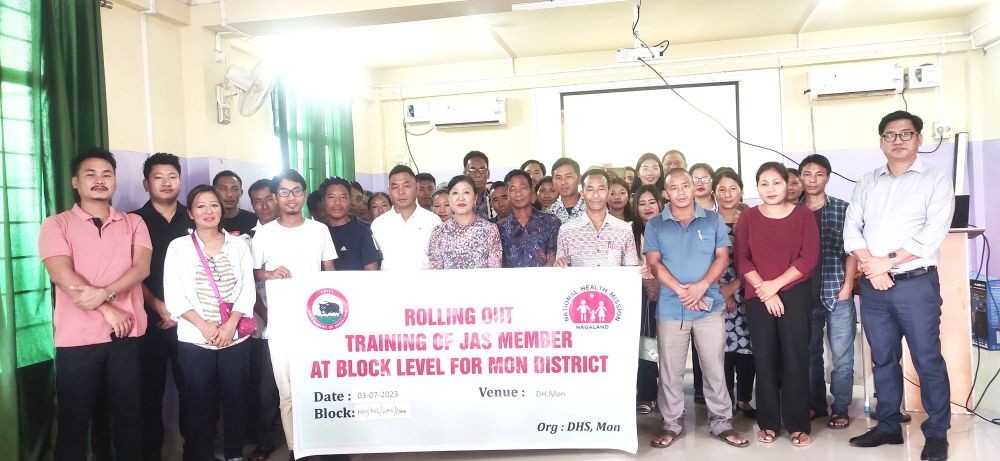 District Health Society, Mon launched a Jan Arogya Samiti training for chairman, member secretary and member of Health & Wellness Centers of all the blocks in the district.